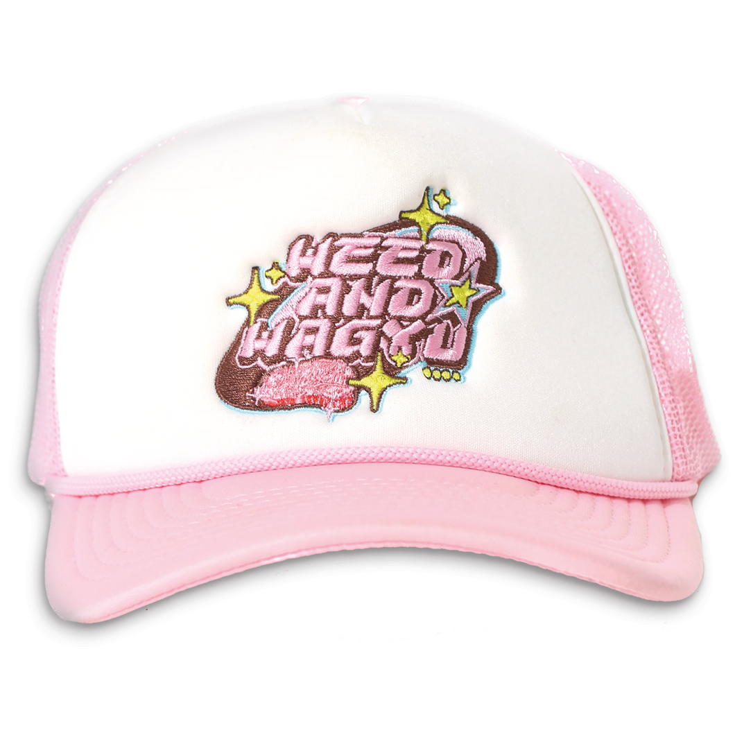 Pink Trucker Logo Hat